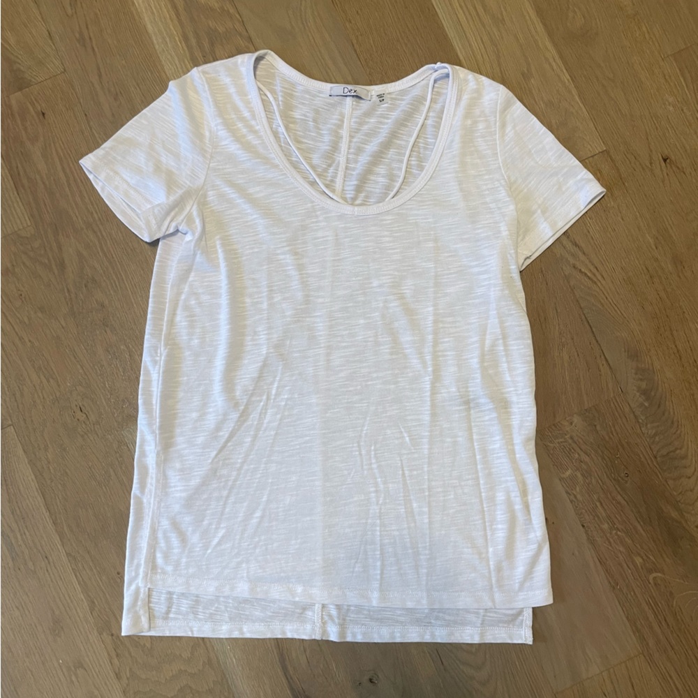Dex white T-shirt